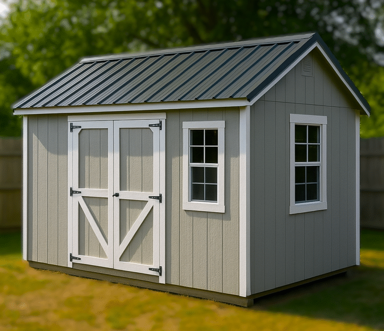 Metal Roofed Shed