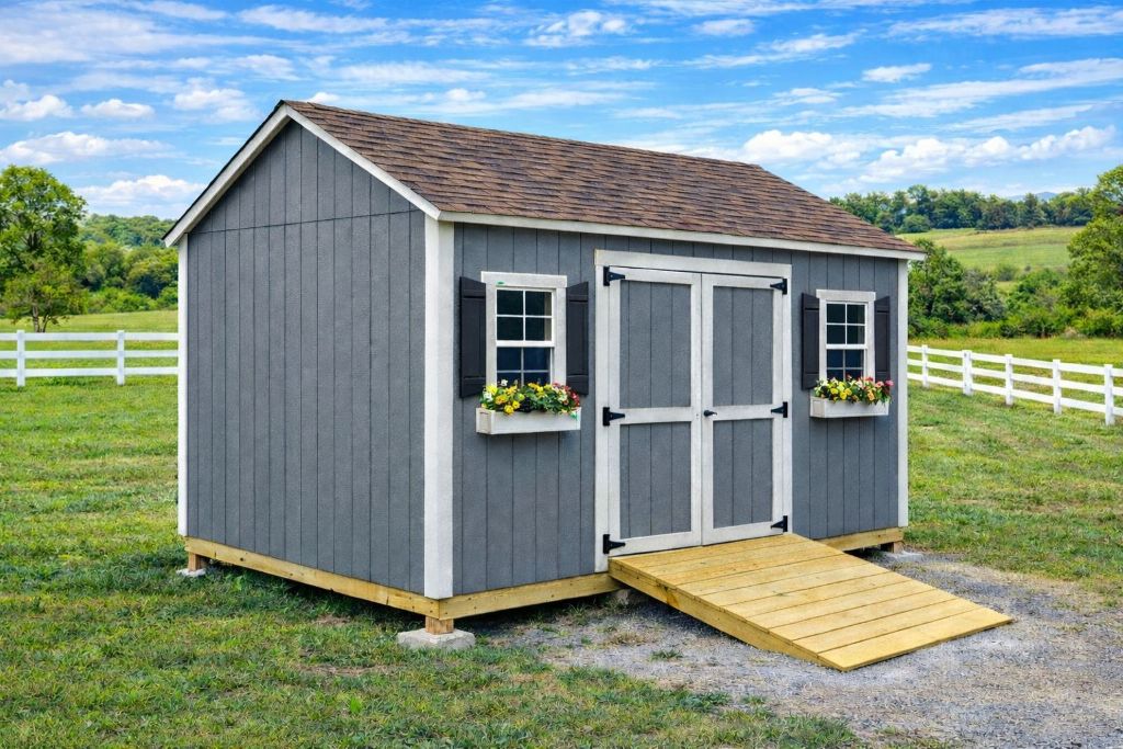 Built on site shed prices in Louisville Kentucky